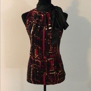 NWT Worthington Sleevless Multicolor Top Size M